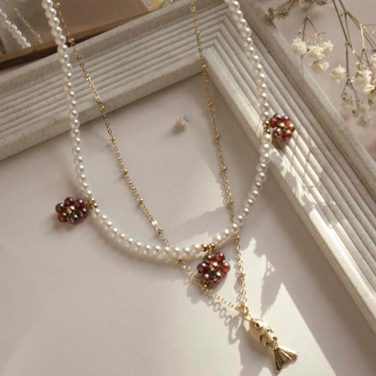 Collar Flores de uva