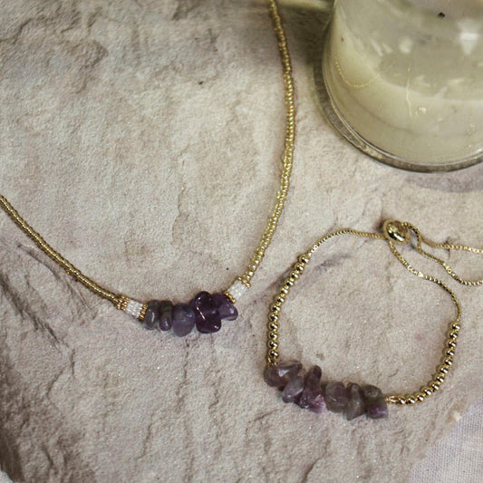 Collar Mujer amatista