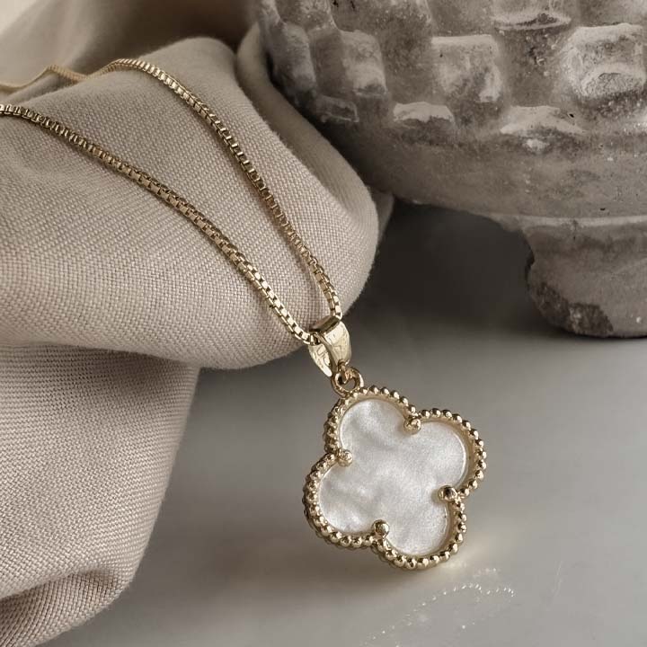 Cadena Suerte blanco