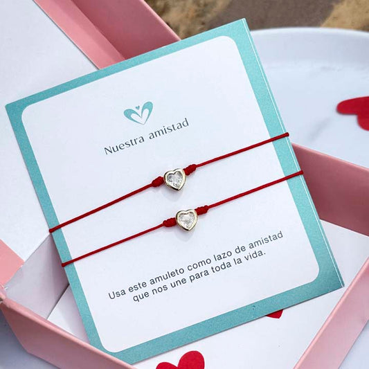 Pulsera Amigas de corazón