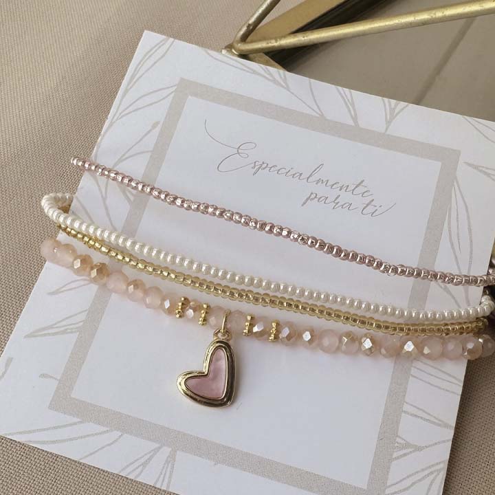 Pulsera amor pastel