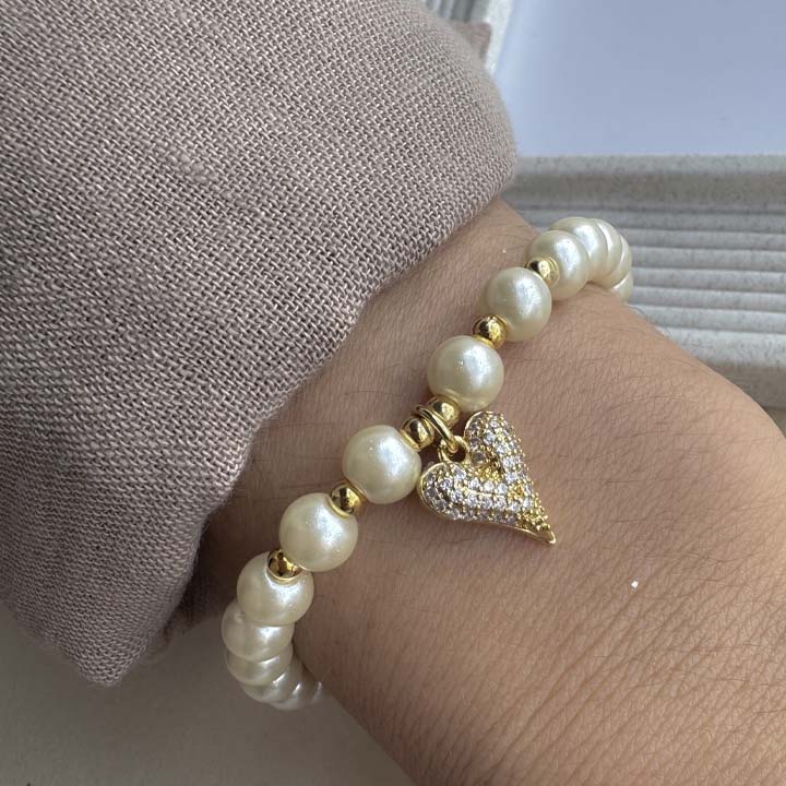 Pulsera Amor perla