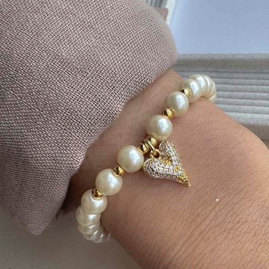 Pulsera Amor perla