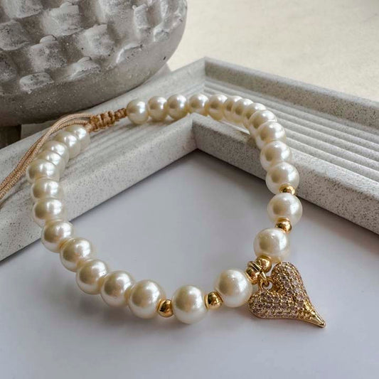 Pulsera Amor perla