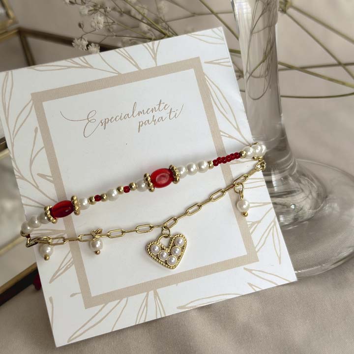 Pulsera Amor rojo