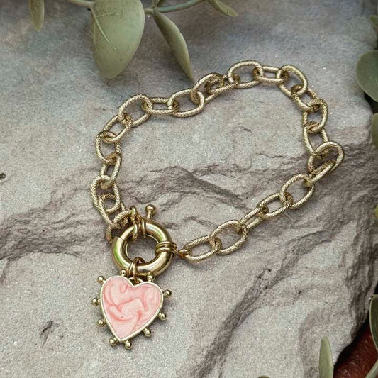 Pulsera Amor rosa
