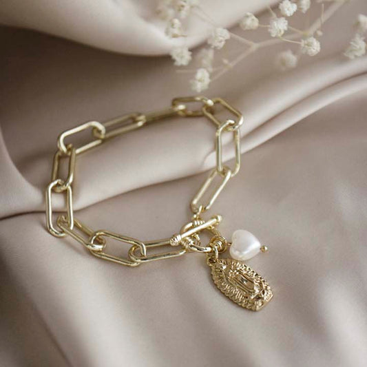 Pulsera Corazón de Virgencita
