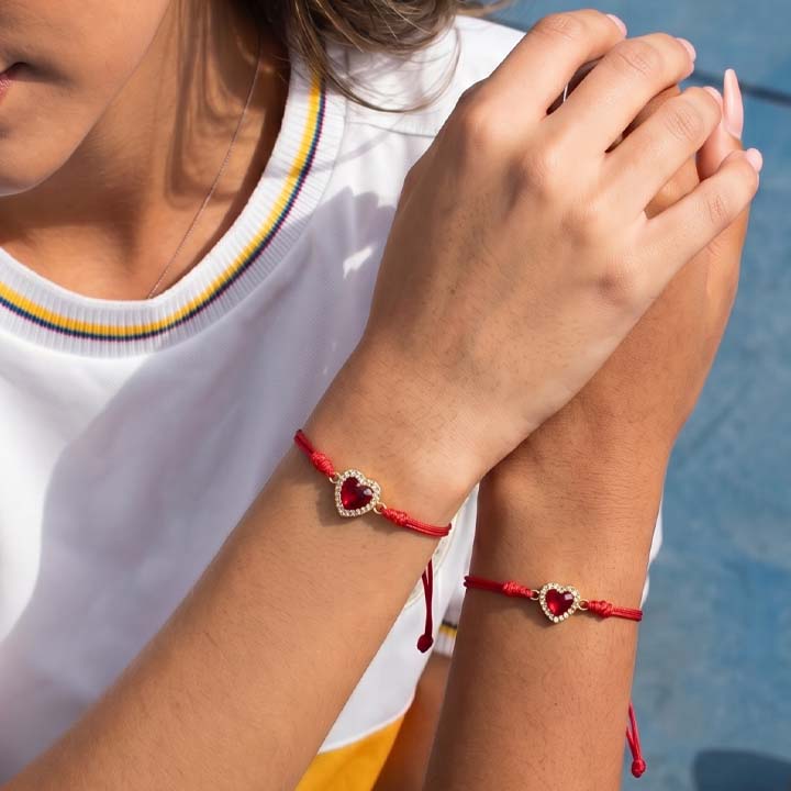 Pulsera Juntas de corazón