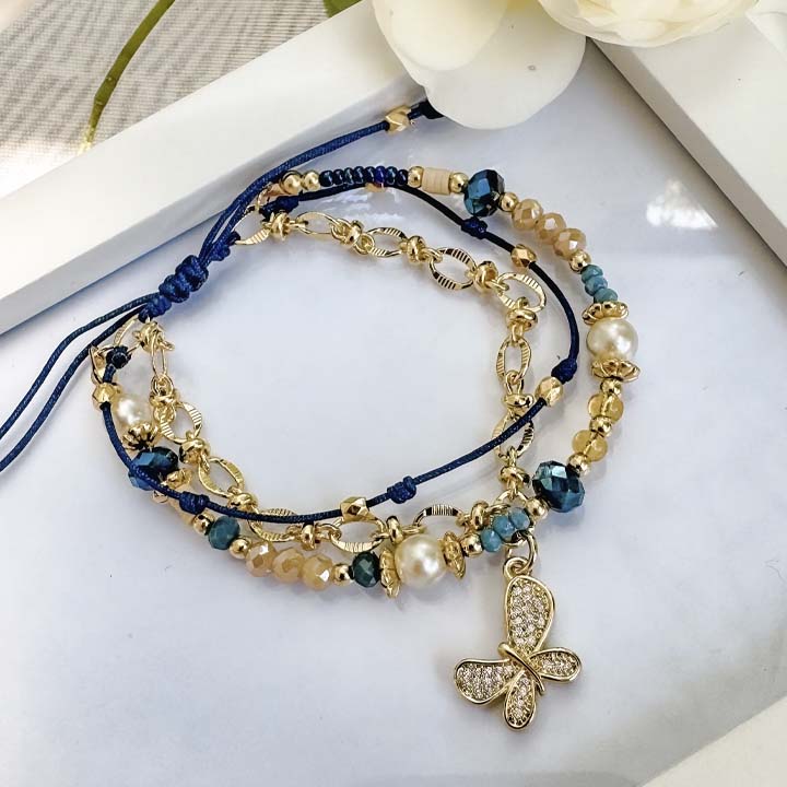 Pulsera Mariposa azul
