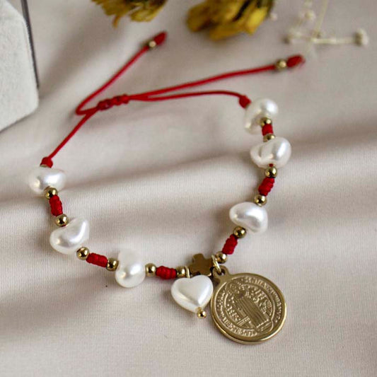 Pulsera San Benito perla