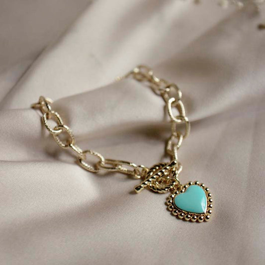 Pulsera Tesoro aguamarina