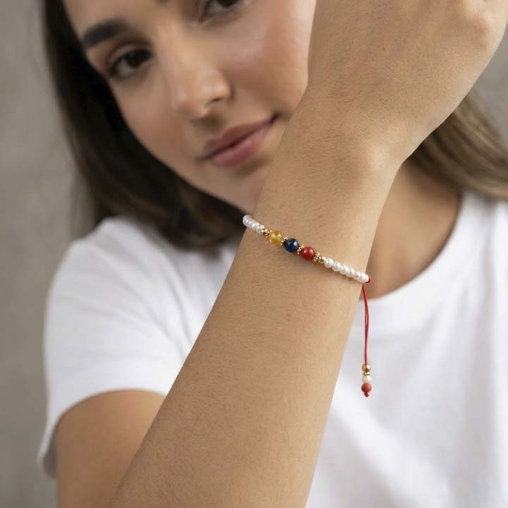 Pulsera Tricolor perla