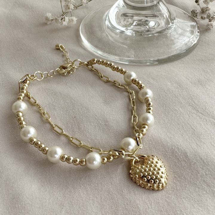 Pulsera Vino de amor dorado