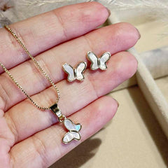 Set cadena Mini mariposas