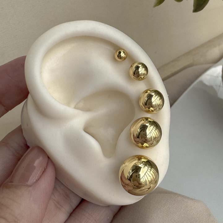 Topo balines dorados