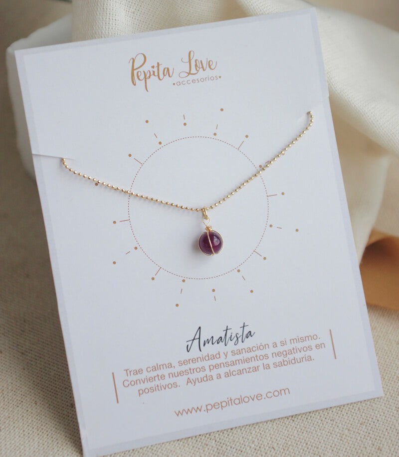 Cadena piedra especial