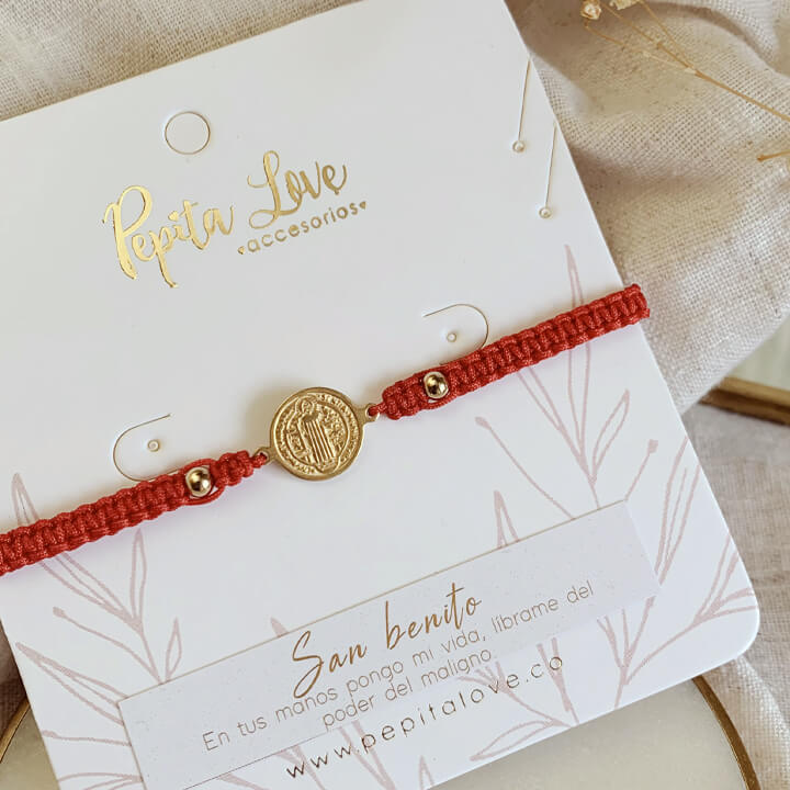 Pulsera San Benito de fe